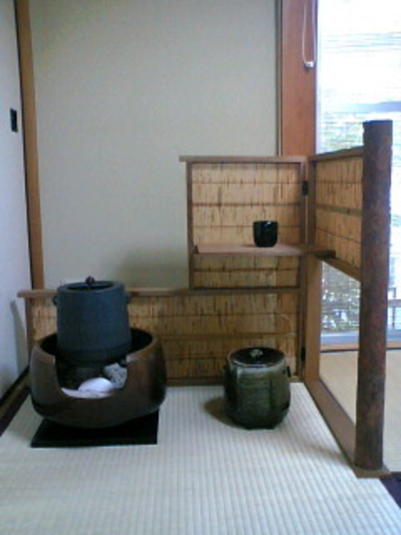 2007年5月12日初風炉（葭棚（よしだな）） - 茶道を楽しむサークル”親和会”