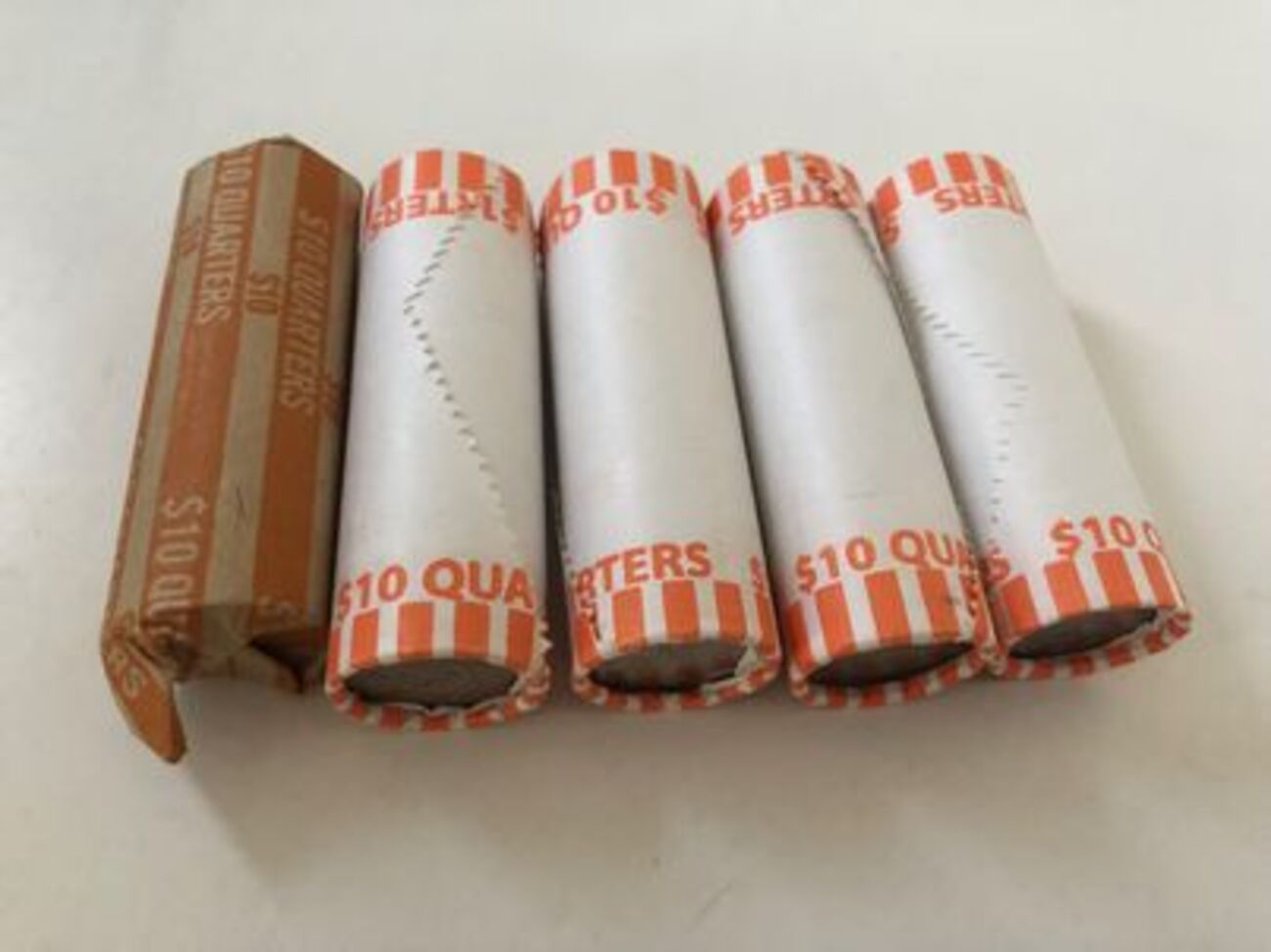 銀行で紙幣→コインに両替する - コドモトUSA