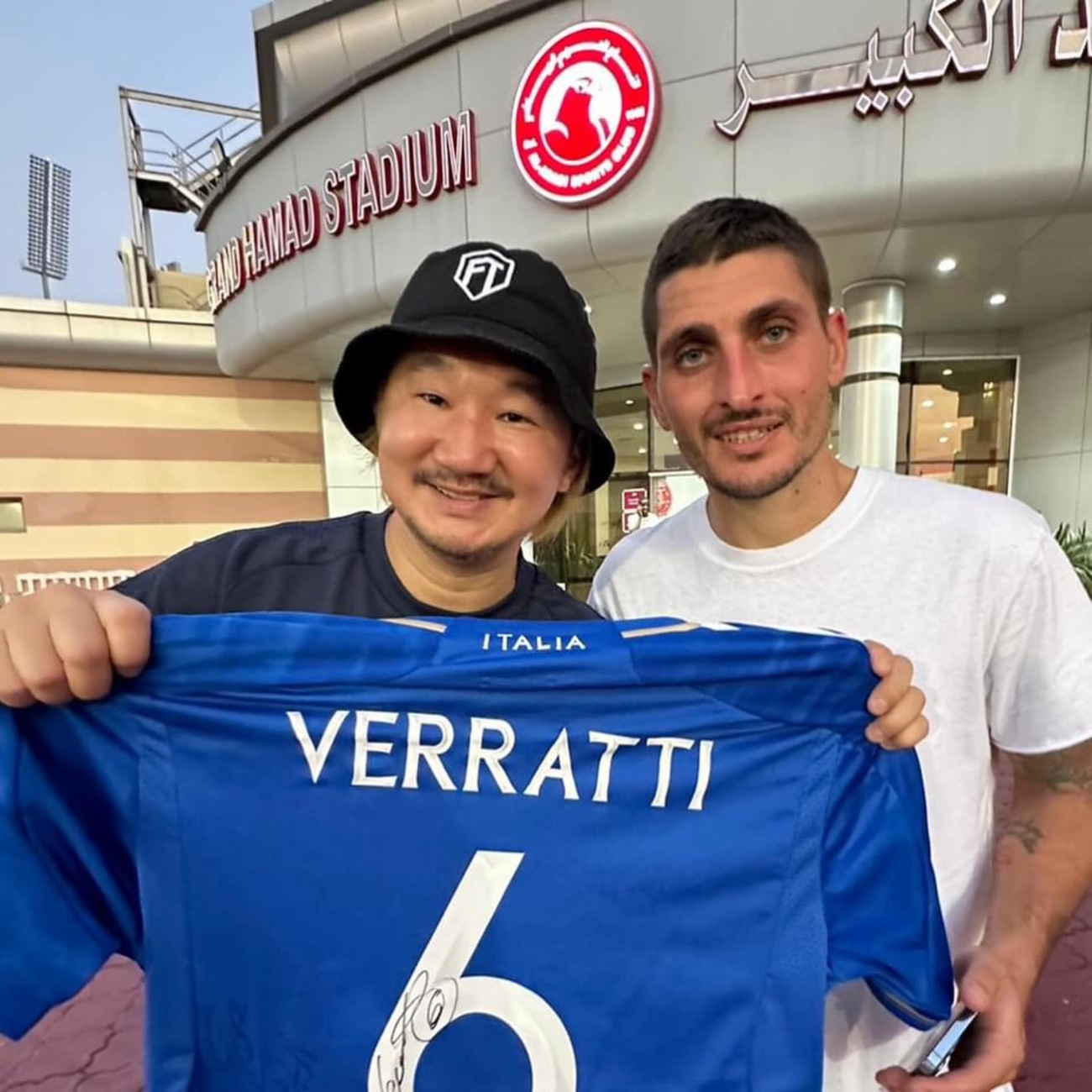 イタリア代表 ヴェラッティに会って来た！🇮🇹(ドーハ🇶🇦カタール