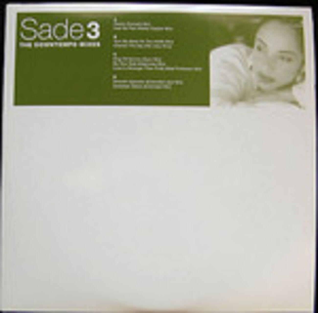 SADE / THE DOWNTEMPO MIXES 3 ( 2 × 12 ) - Club Music Records 1枚