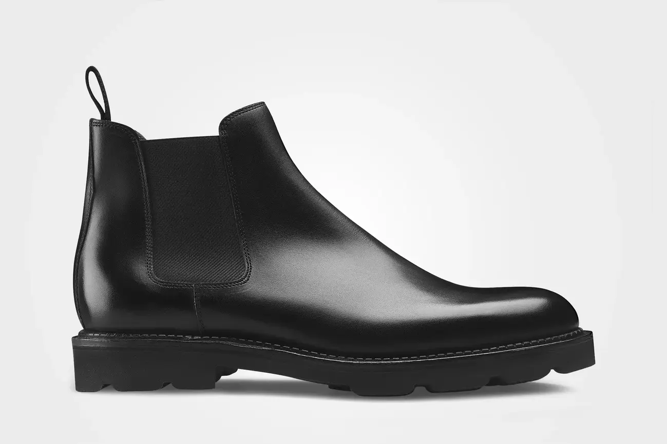 JOHN LOBB バーガンディー サイドゴアブーツ ロック＆シック、サイドゴアブーツ。 ㉛ ジョンロブ ロウリー ニュー