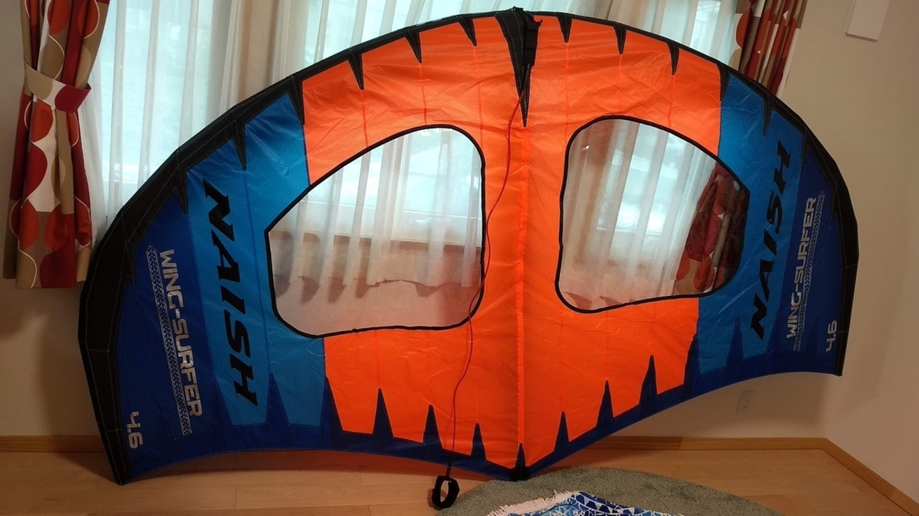 ウイングNaish wing surfer 応える S265.3mSkull限定デザイン