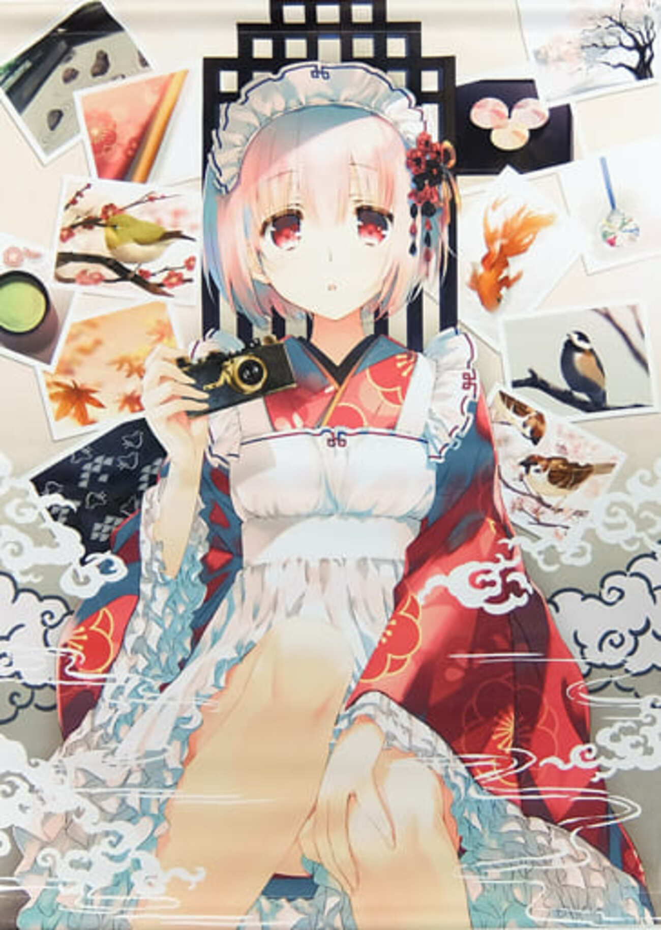 絵師100人展 B1タペストリー necömi 「遊覧飛行未来図」 絵師100人展 11 necömi B1タペストリー（絵師100人展 11】necomi