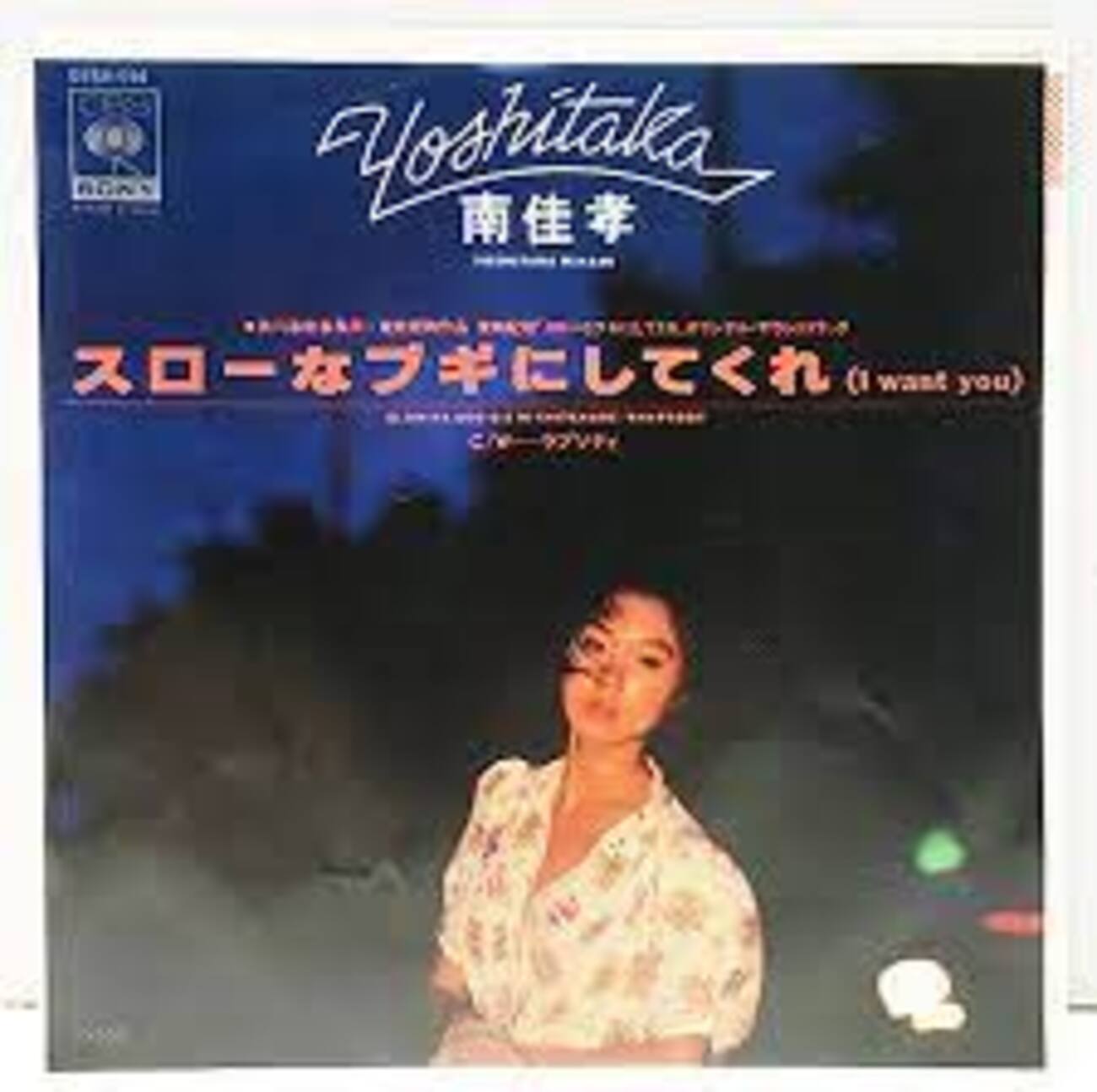 スローなブギにしてくれ （I want you）」南佳孝（1981） - まいにち 