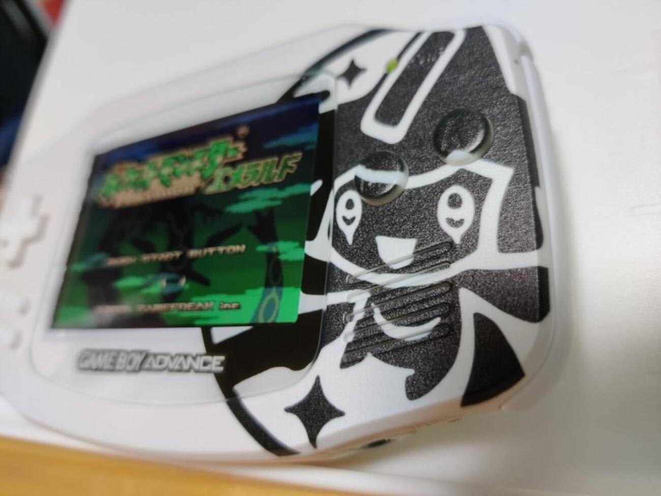 ゲームボーイアドバンス IPS液晶カスタム 【クリアパープル 