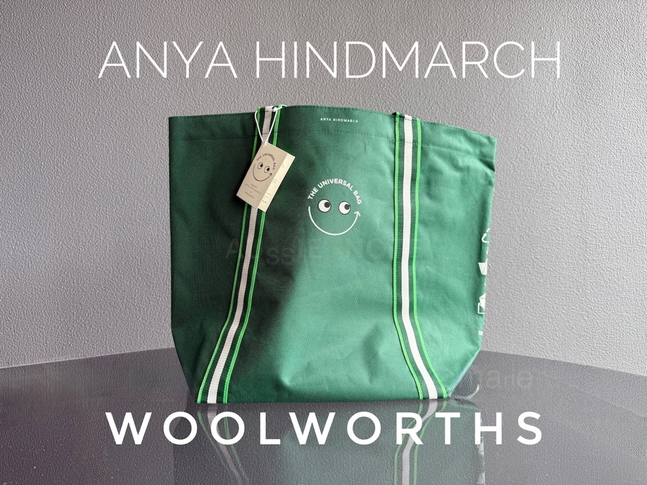 【Anya Hindmarch × Woolworths】オーストラリアのスーパー ウールワースとアニヤのコラボ！The Universal Bag（エコバッグ）