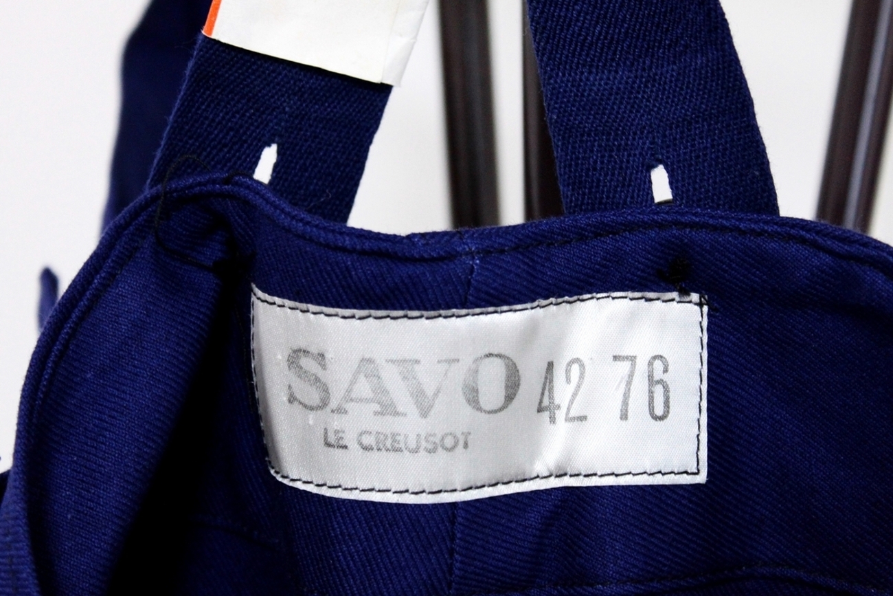 50s-60s FRENCH MILITARY OVERALLS by “SAVO LE CREUSOT