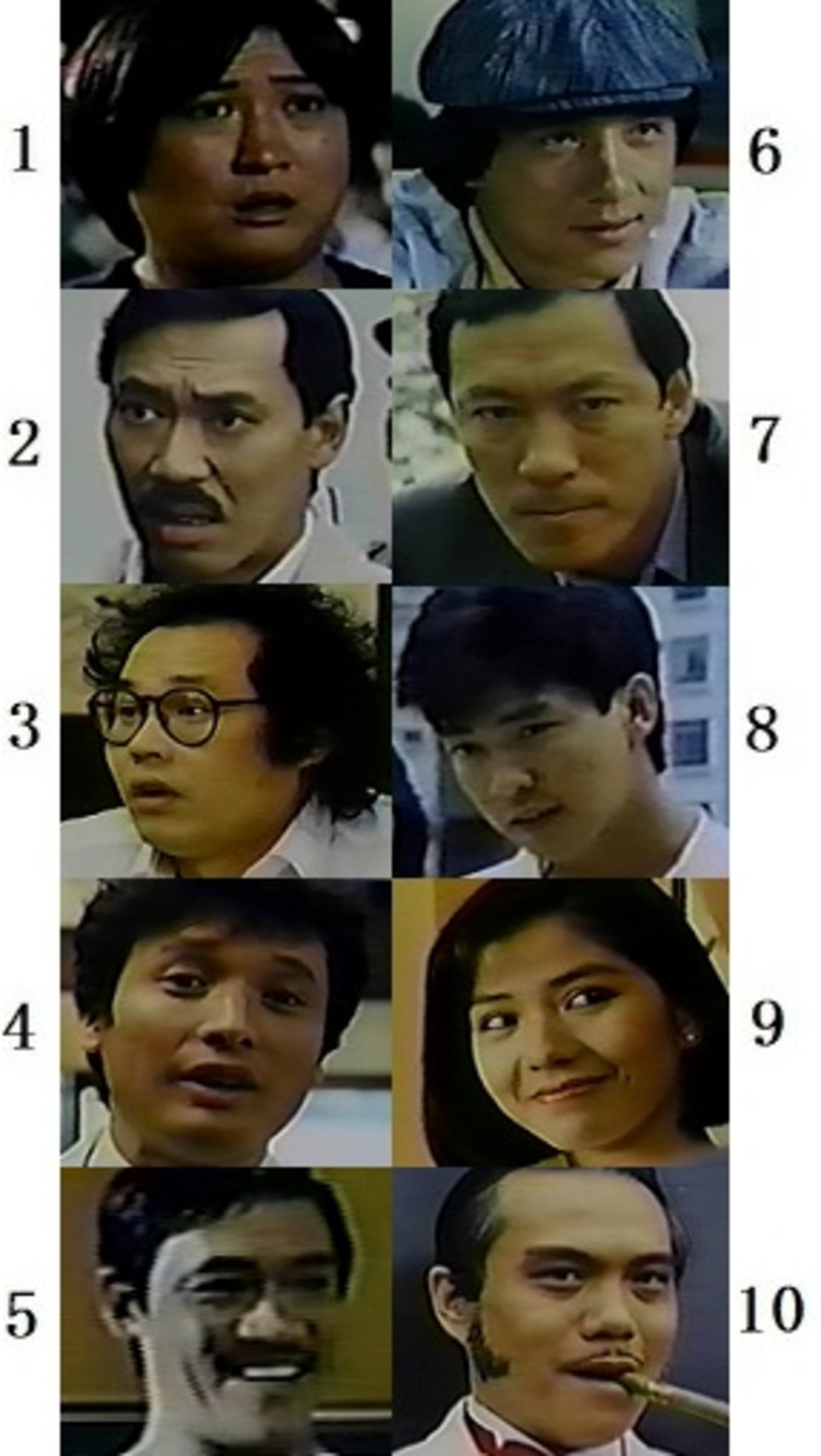 なつかし香港映画：『五福星』（1983年）「主な出演者」と「注目 