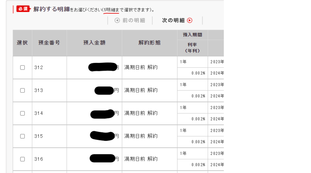三菱UFJダイレクトで定期預金をすべて解約したかったが、それが面倒だった - 明日会社がなくなっても
