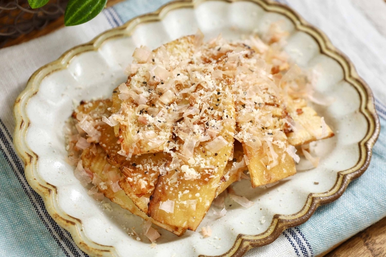 こんなに簡単なのに美味しくていいの…？（震）【焼きたけのこの鰹節