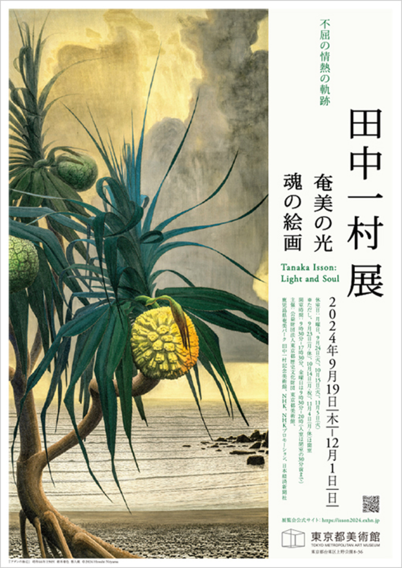 東京都美術館『田中一村展 奄美の光 魂の絵画』を見に行った - メモリ 
