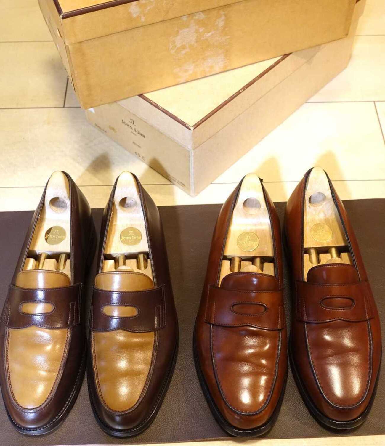 JOHN LOBB LOPEZ ロペス ライトウォーキングソール むしり 26cm相当