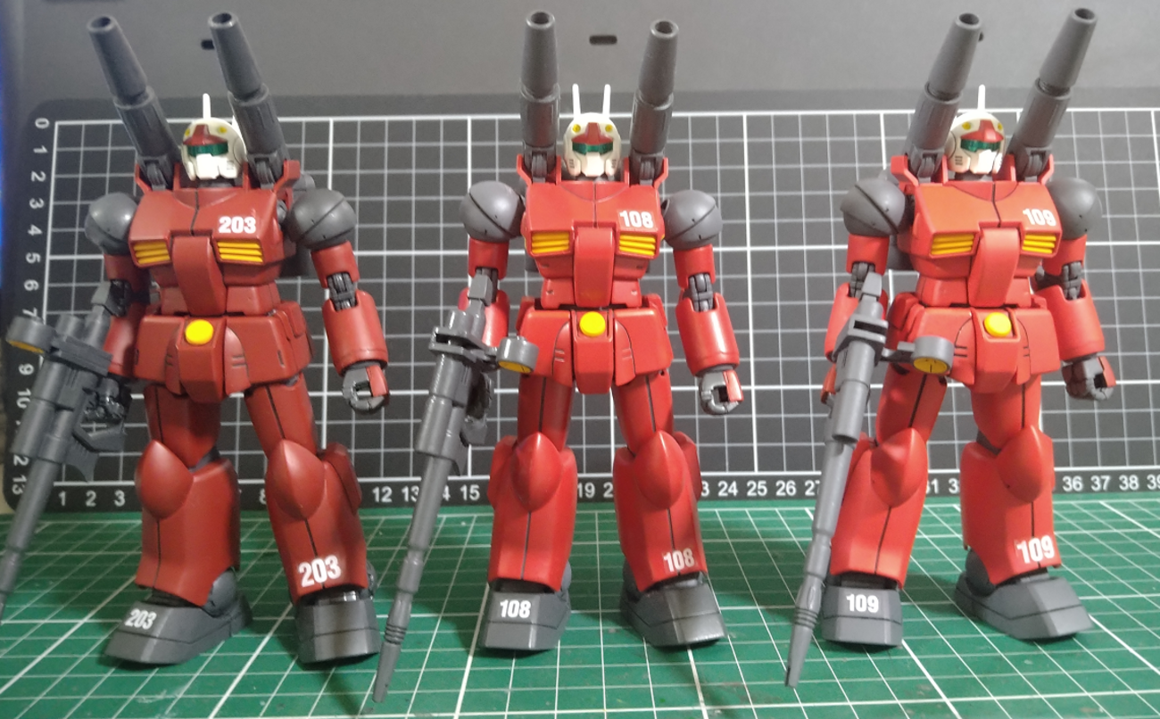 ≪番外編≫ ガンキャノン3兄弟 - 街の模型屋さん探訪記