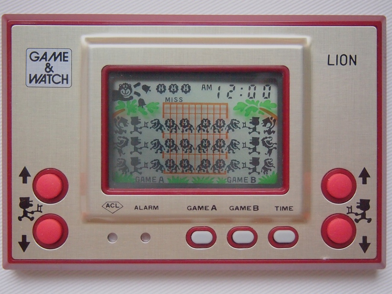 ライオン ※液漏れありません！ 任天堂 ゲームウォッチ 組みたてる