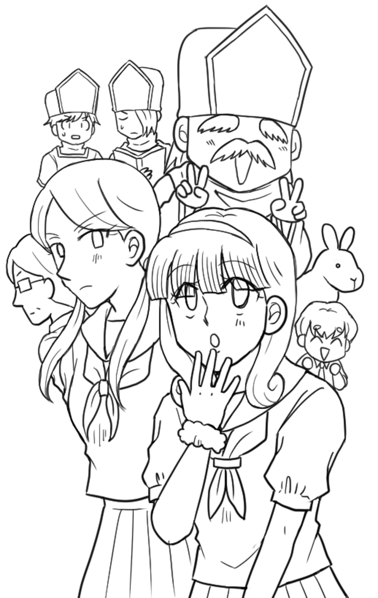 線画 - カタスミ