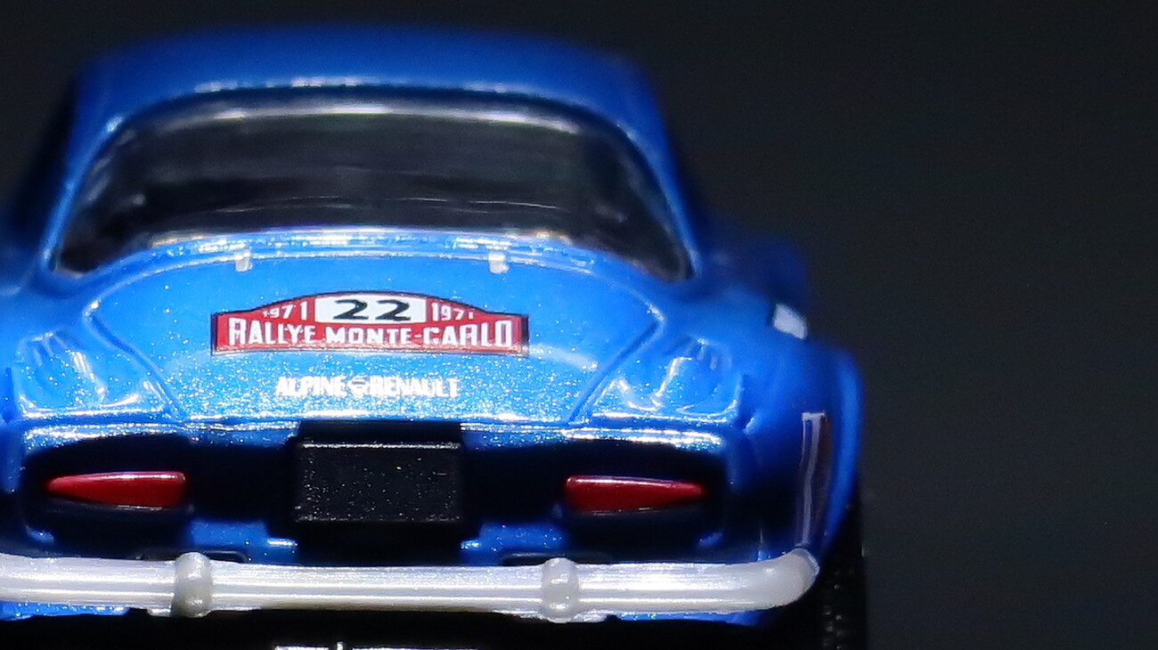 オットー Alpine A110 ブルー 1/18 でかき ミニカー Y0960