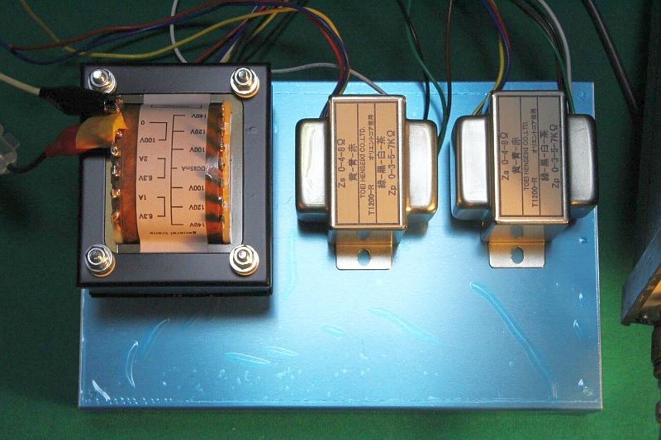 6FJ7シングルアンプ2号機・誘導ハム実験 - おんにょの真空管オーディオ