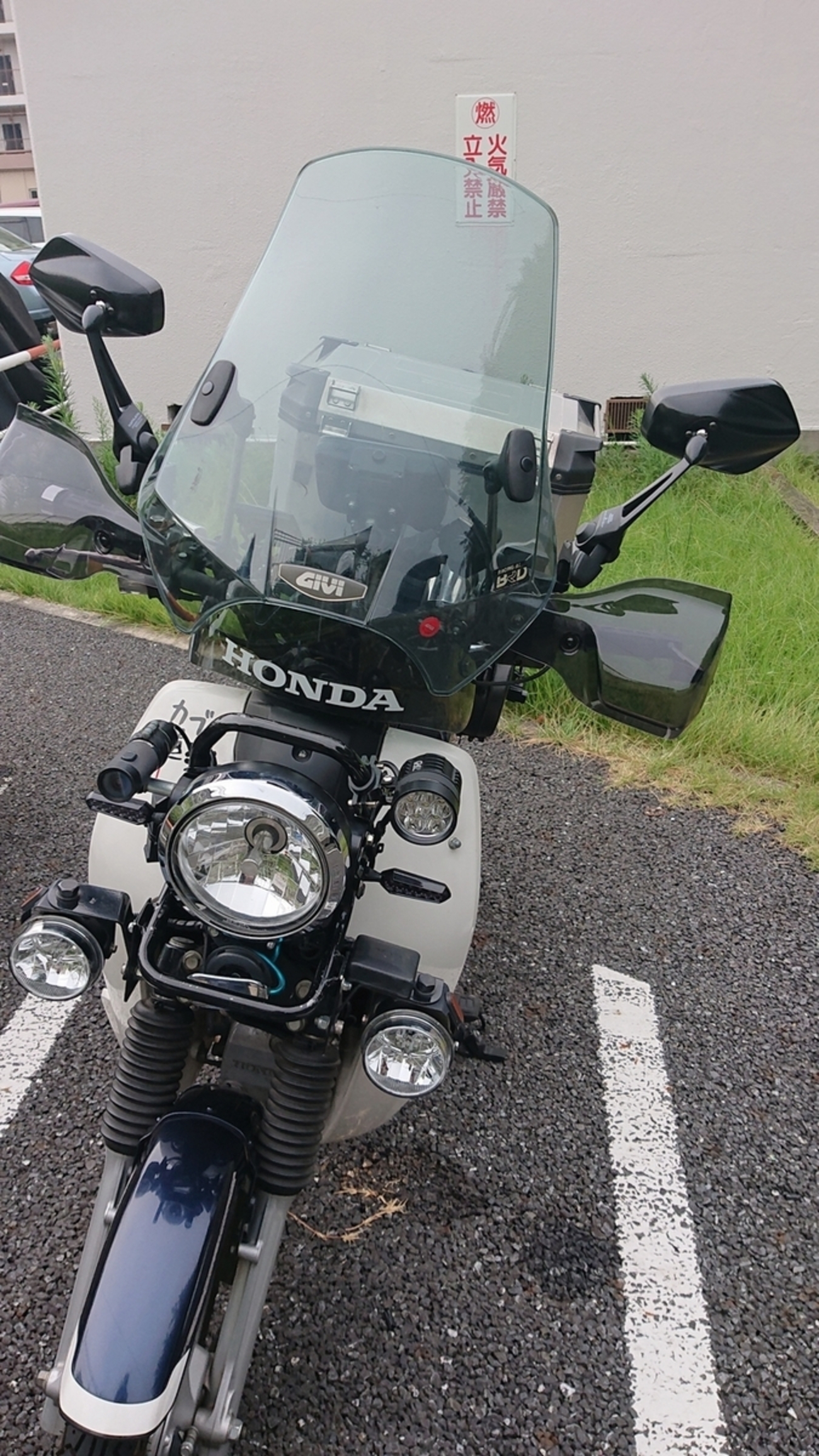 スーパーカブ110プロにLEDシーケンシャルウインカーを付けて
