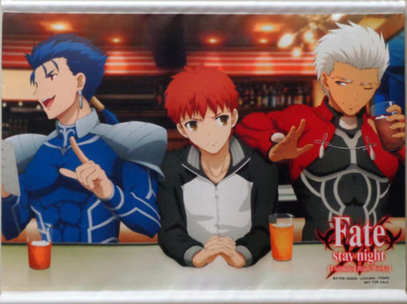 ufotable DINING Fate レアルタ　B1 原画ポスター 衛宮士郎 ufotable DINING Fate レアルタ B1 原画ポスター 衛宮士郎