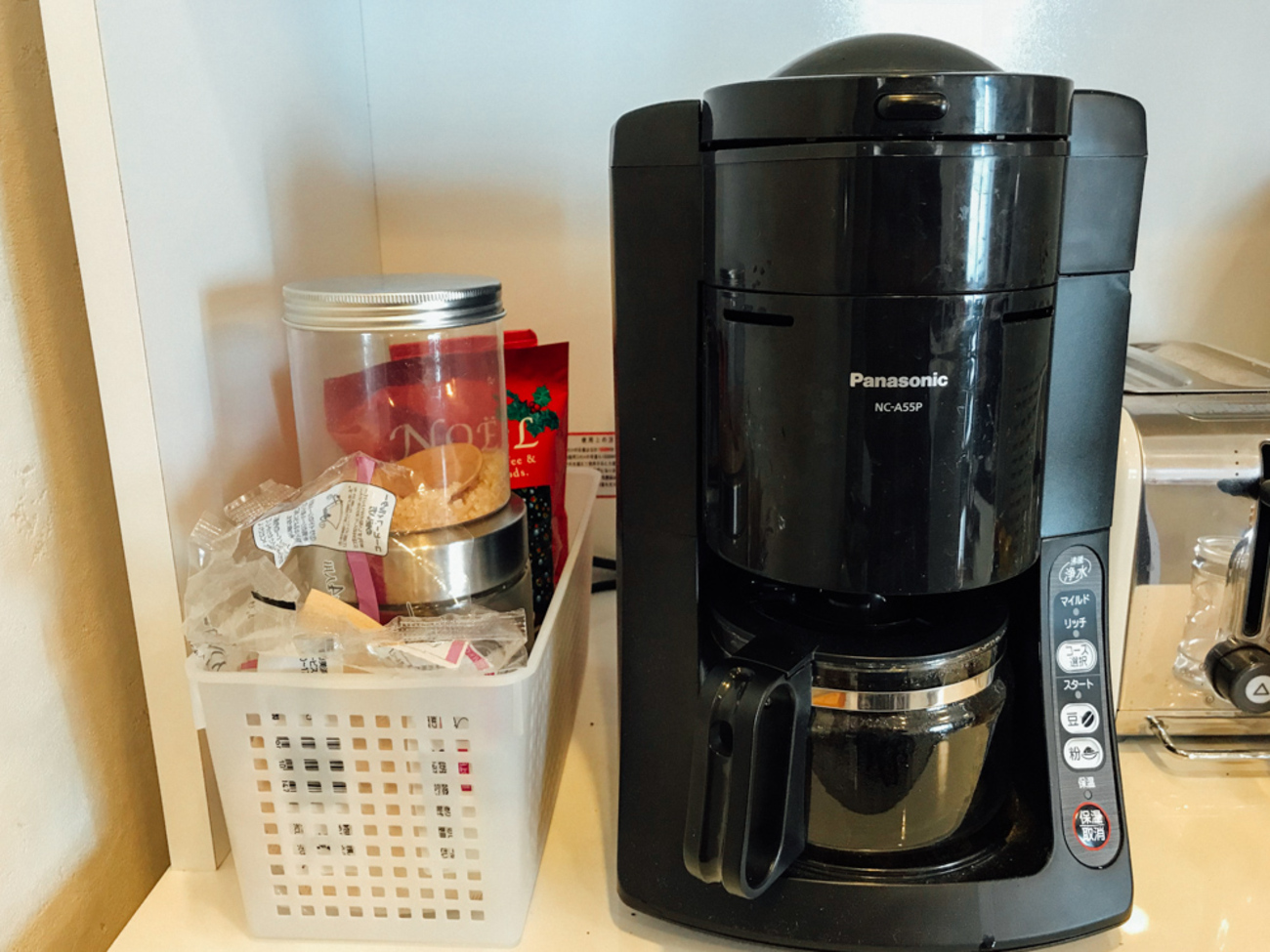 未使用品 パナソニック くじく コーヒーメーカー 全自動タイプ NC-A56-K 