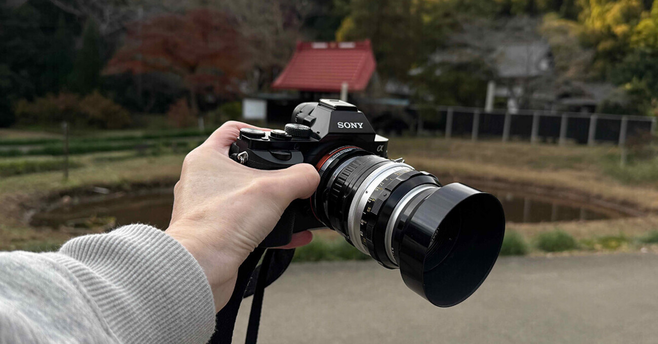 α7とNIKKOR-S Auto 50mm f1.4にNIKON Soft2フィルターをつけて結縁寺を 
