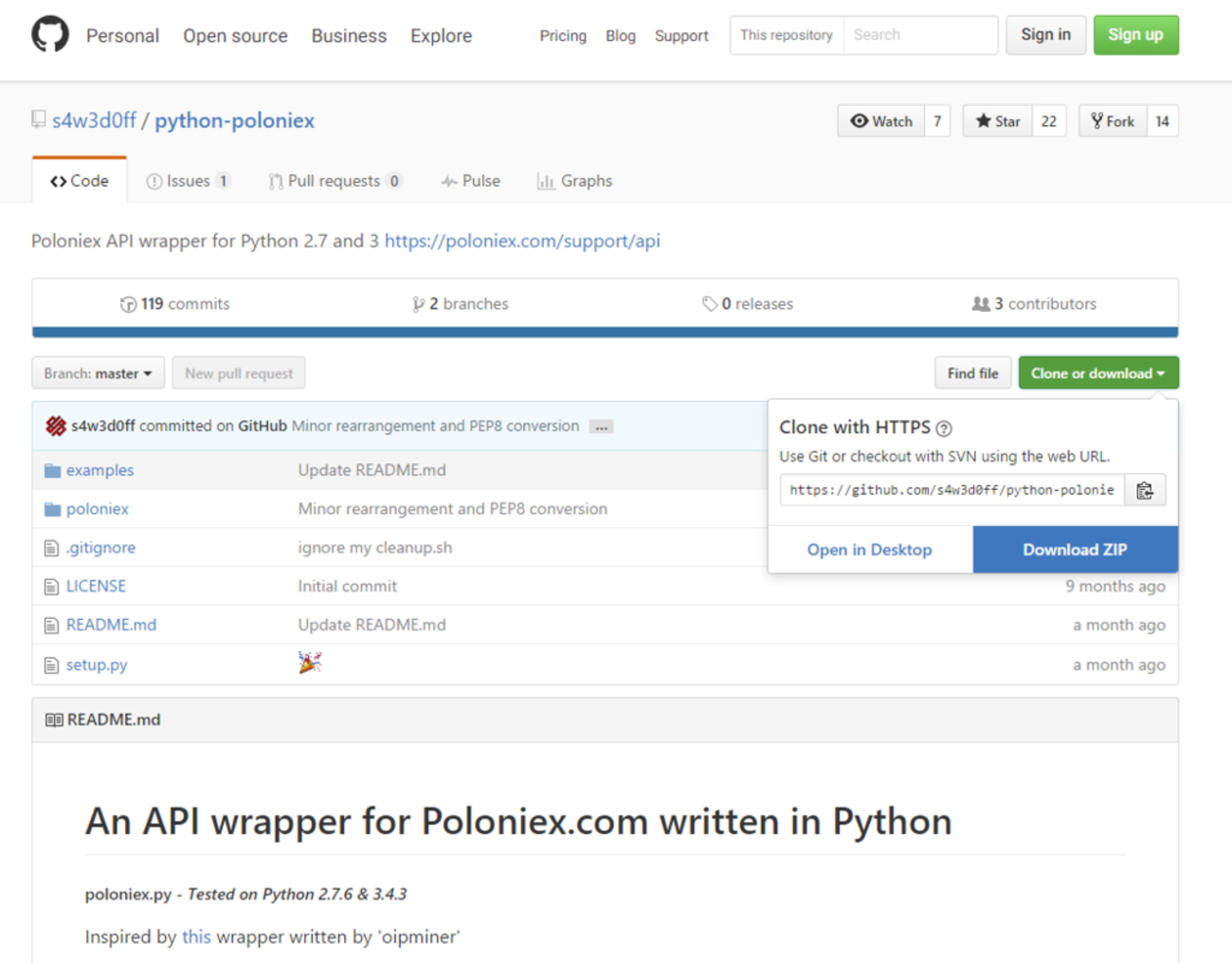 PoloniexのAPIを使ってBitcoin価格データの取得 - Pythonと機械学習