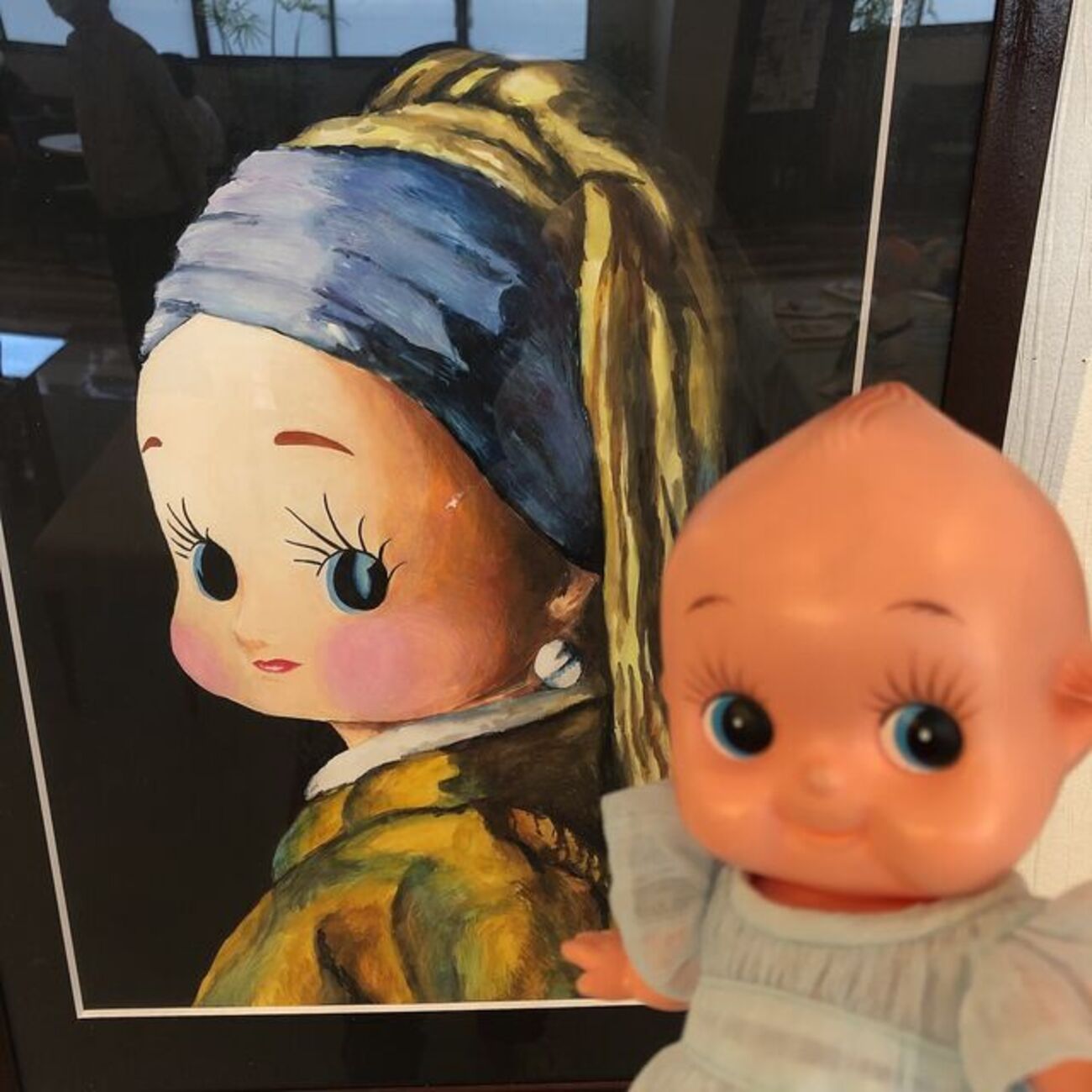 キューピーが名画のモデルになっている「かわいい名画展」。かわいすぎ 