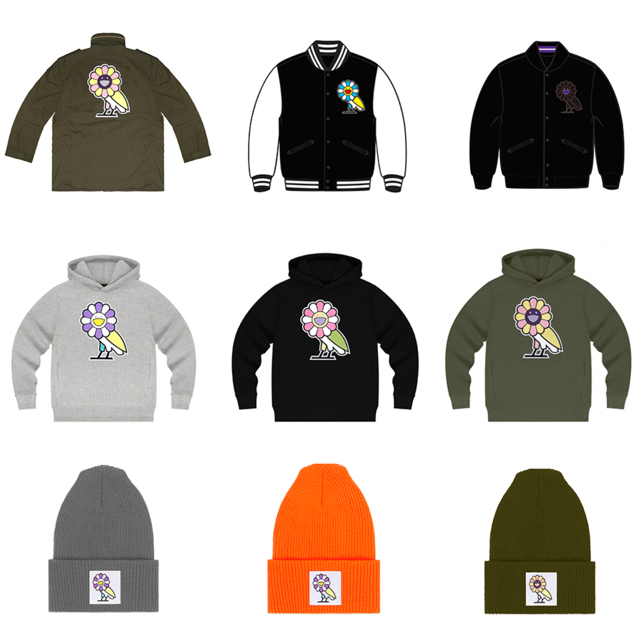 村上隆 スタジャン OVO×Murakami Team Jacket OVO 村上隆 スタジャン 