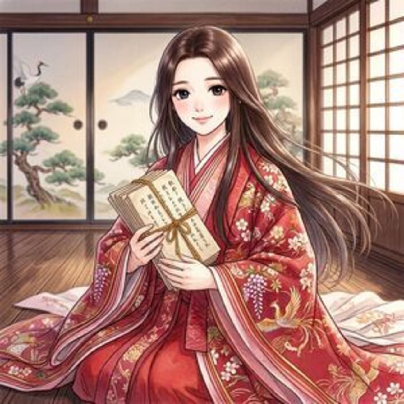 298人目《そのまま友だち》【やがて】まどひとり入れしかど、やがて持ておはして、いと久しくありてぞ返りたし。 - キャラで覚える古文単語 ...