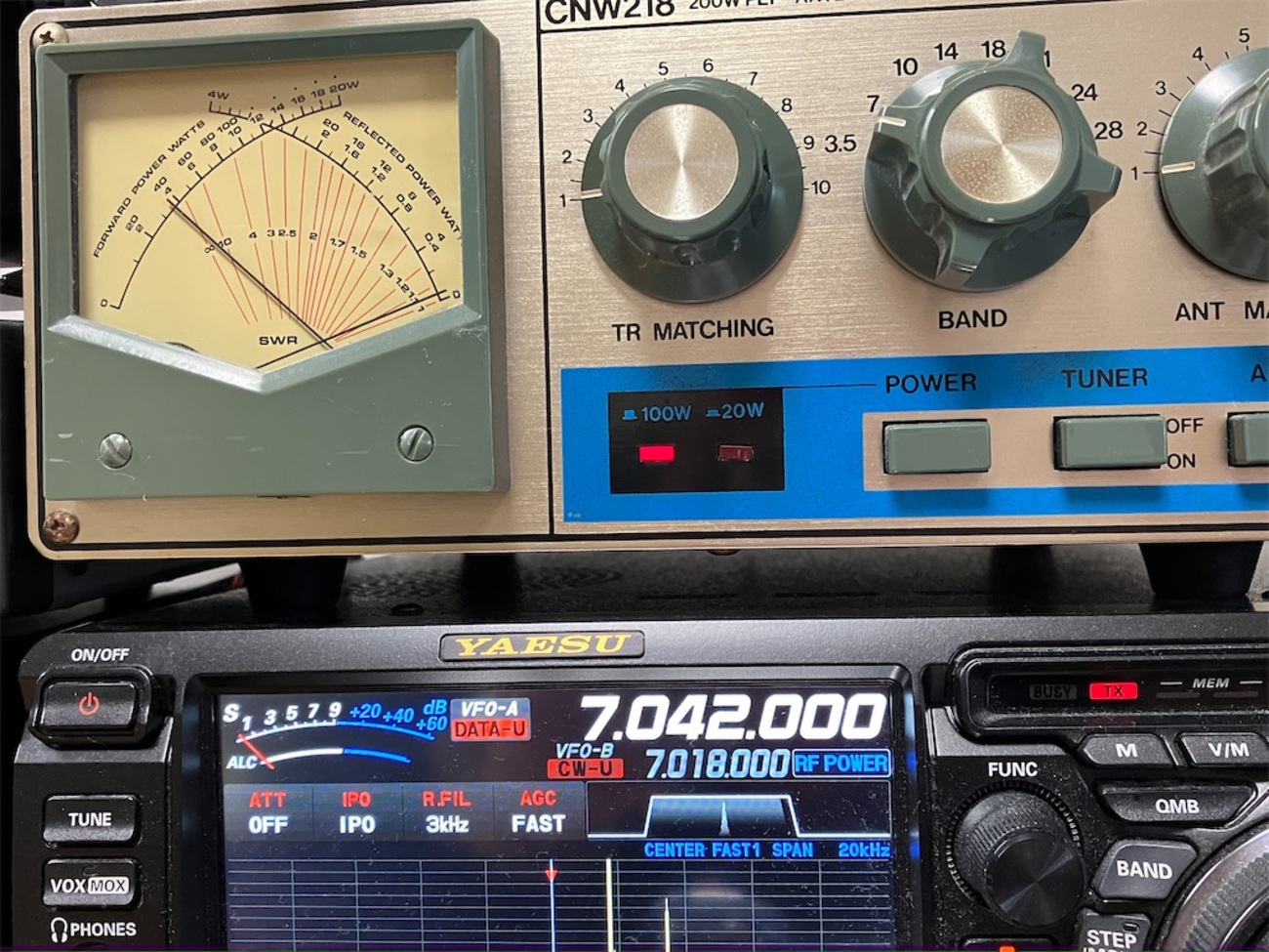 年代モノのアンテナチューナ - アマチュア無線局 JF0RRH