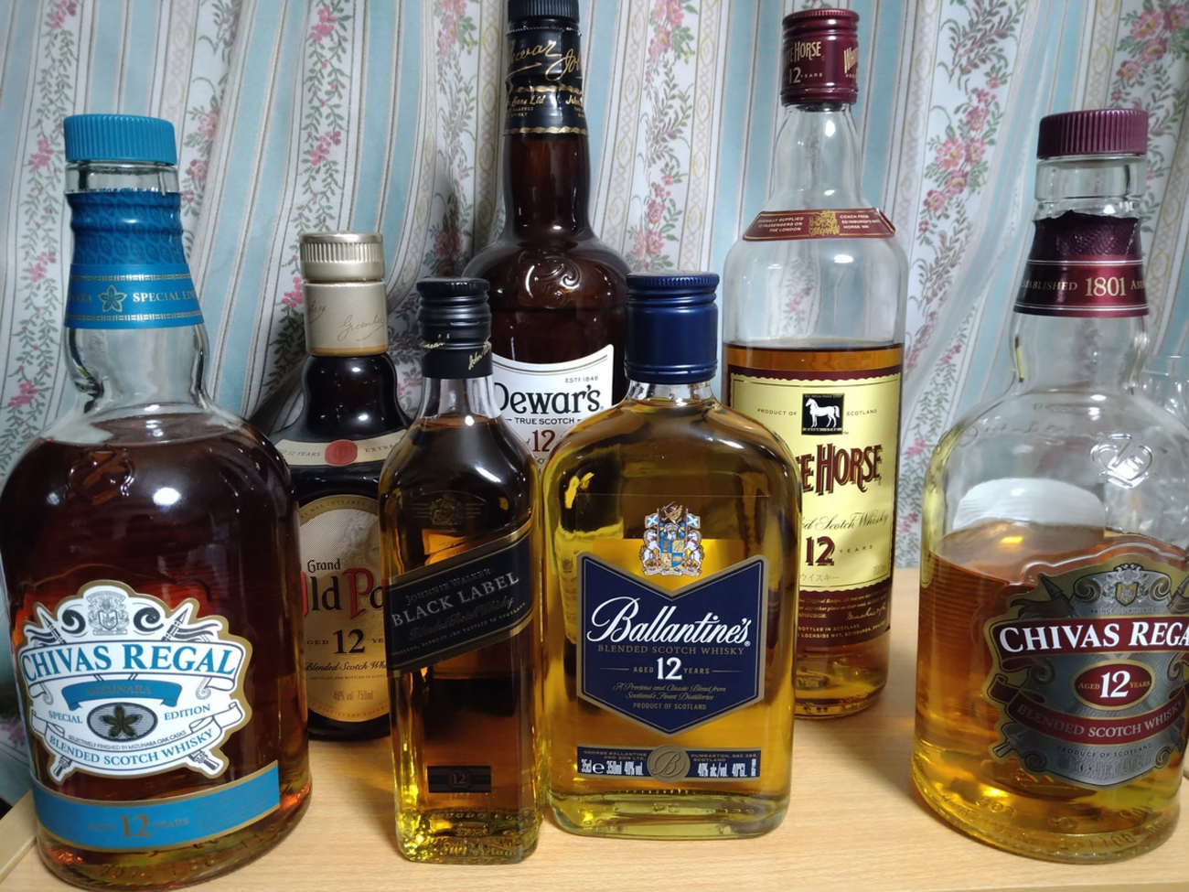 ブレンデッドスコッチウィスキー12年物飲み比べ！～シーバス 