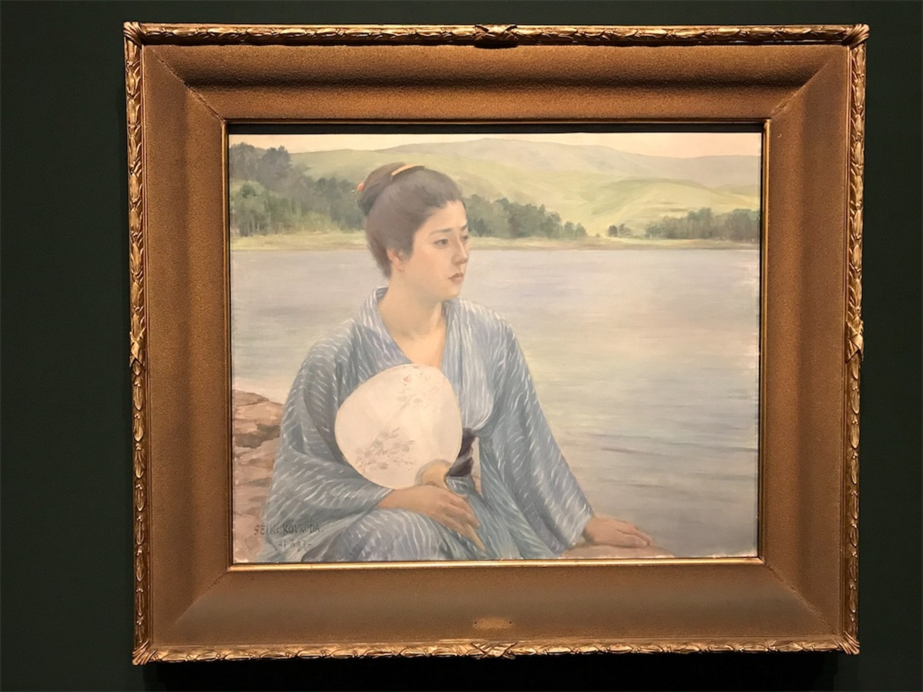黒田 清輝、裸婦デッサン、裸婦、希少画集画、新品額装付、状態良好 幻の裸婦像－120年ぶり展示｜NHK