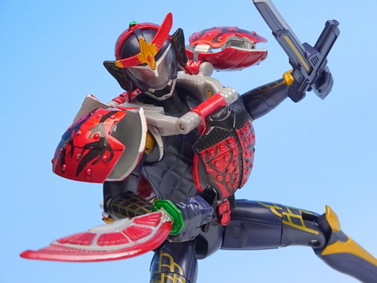 AC改造 仮面ライダー武神鎧武 ブラッドオレンジアームズ - YOの玩具箱