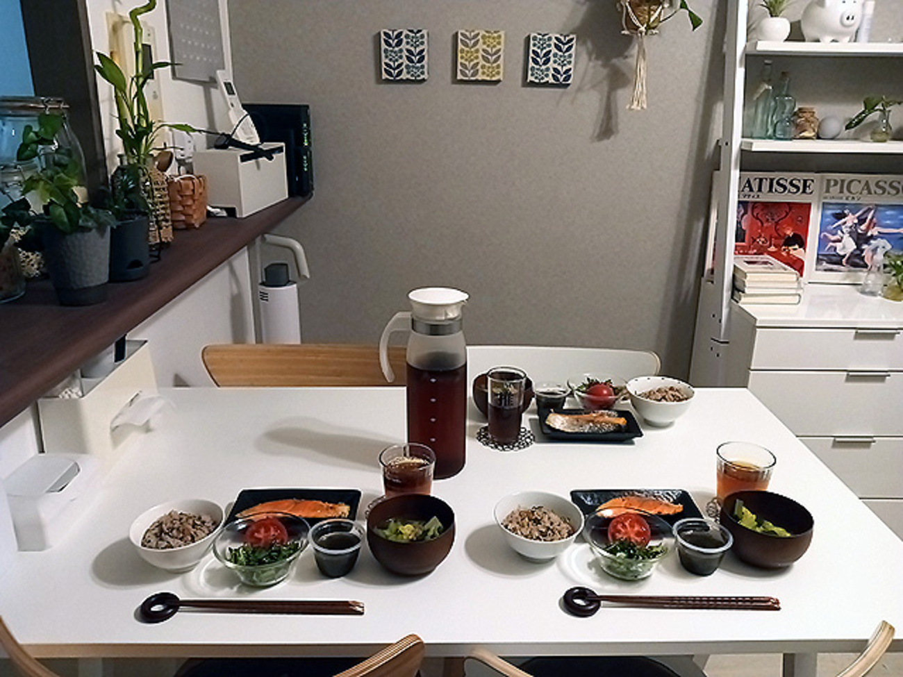 5月1日　鮭定食de休肝日。 - のたりといきたい。