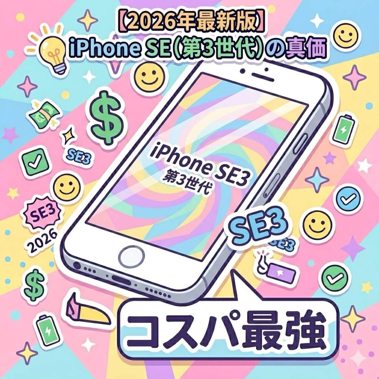 ??✨【2026年最新版】iPhone SE（第3世代）はまだ現役？コスパ最強 