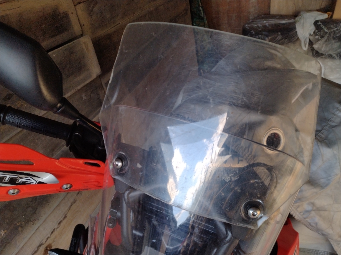CRF250Rally 空前絶後のクソデカカスタムスクリーン計画 前編 