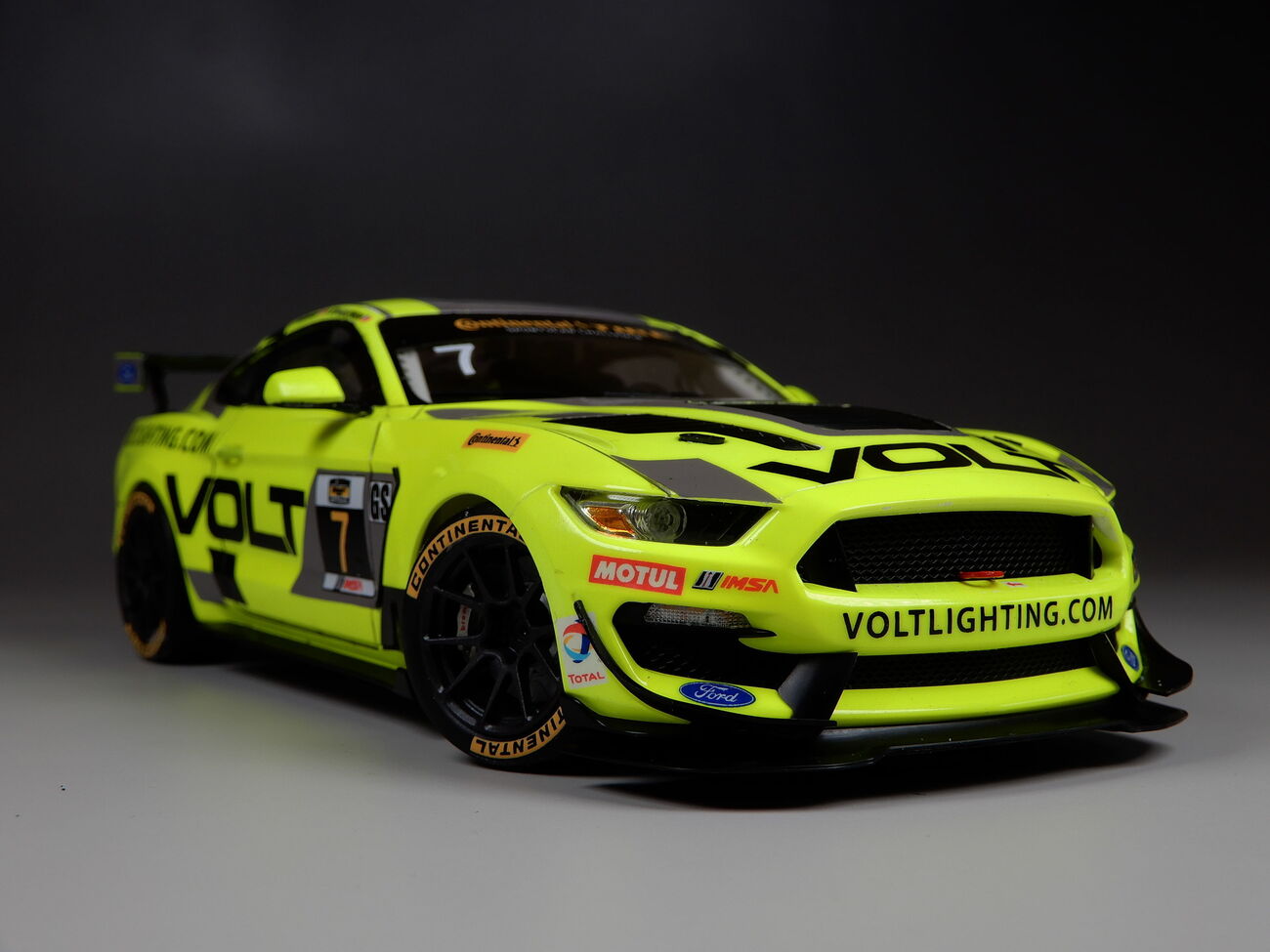 1/24 タミヤ FORD MUSTANG GT4 IMSA #7 タミヤ 1/24 フォード マスタング GT4 VOLTLIGHTING #7 IMSA