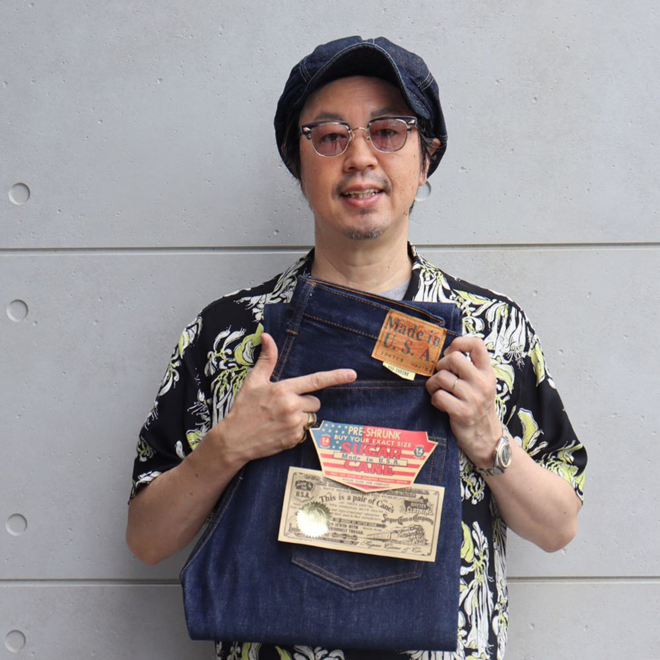 SUGAR CANE Made in U.S.A. シュガーケーンより、デッドストックの生地 