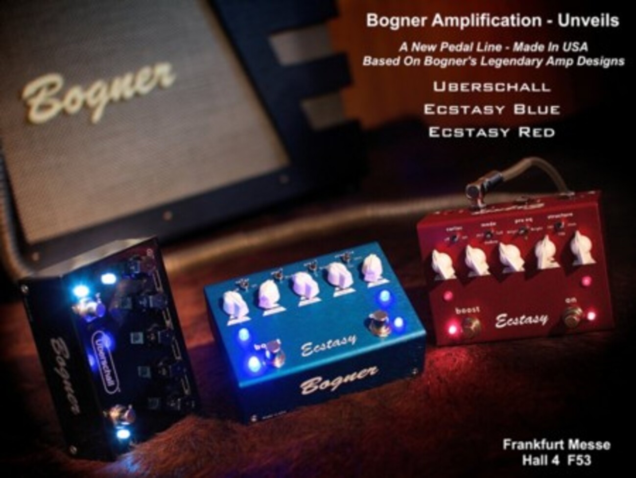 Bogner でかき Pedal Ecstasy Red ディストーション エフェクター