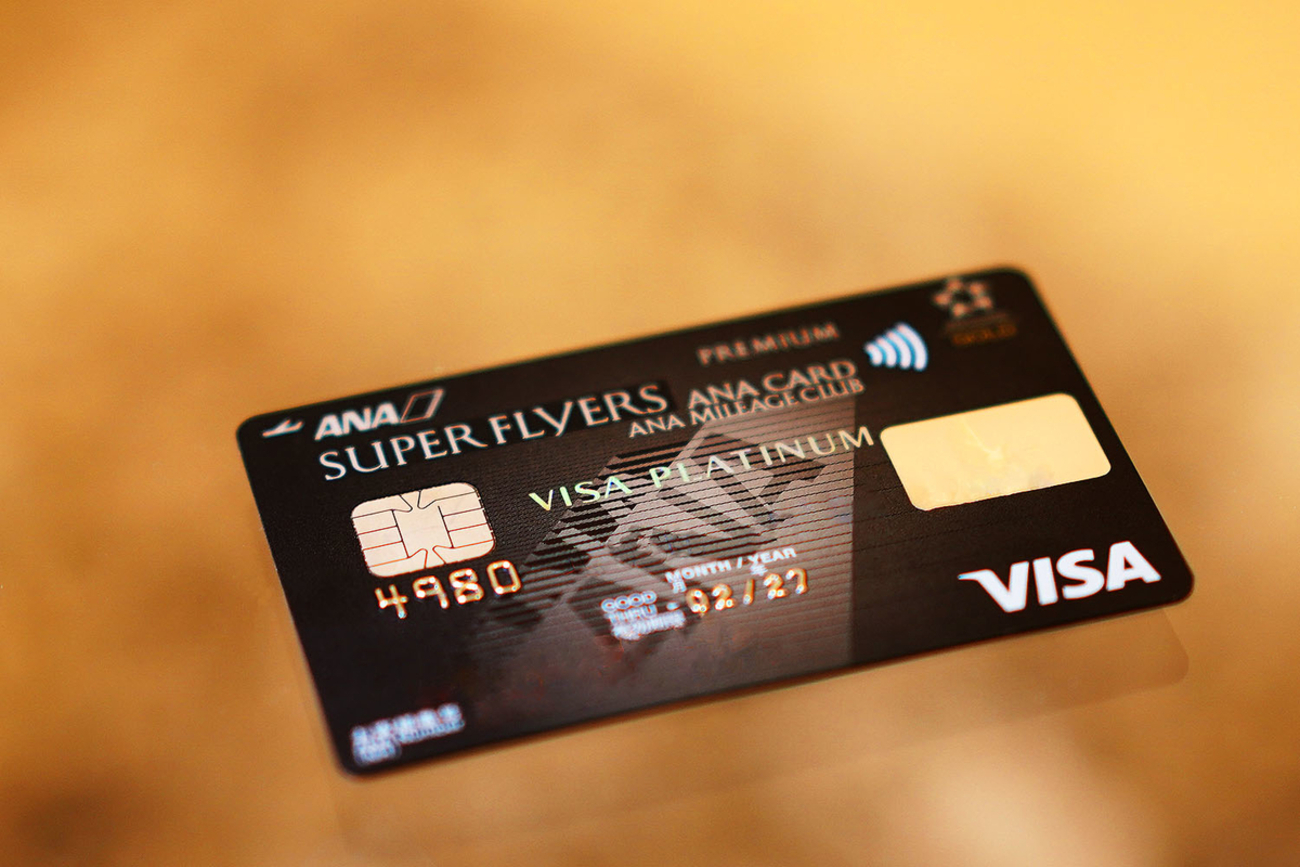 ANA VISA プラチナプレミアムSFCにアップグレードしたカードが