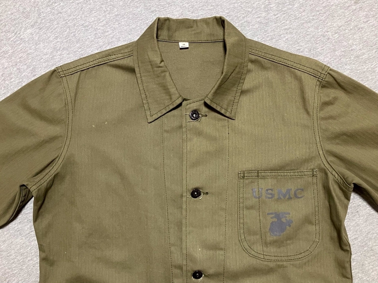 生地色が残念！【アメリカの軍服】海兵隊P41HBTユーティリティー 