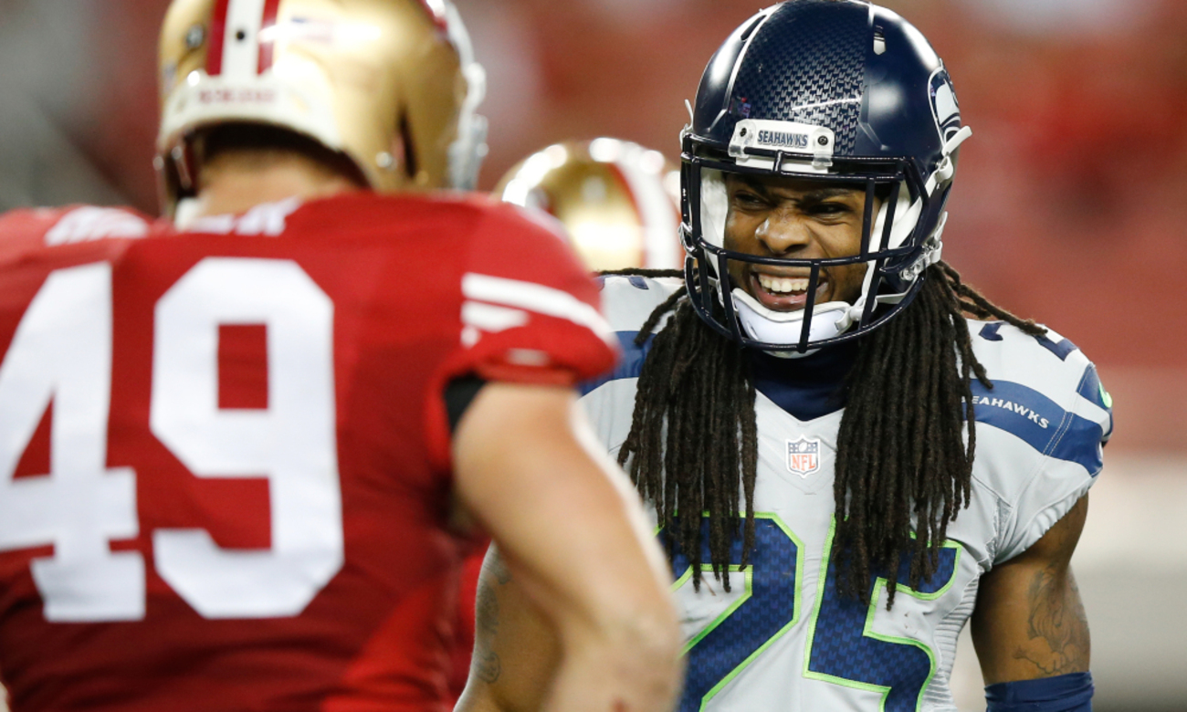 CBリチャード・シャーマンがSFと3年契約 - NFL超入門！～群雄