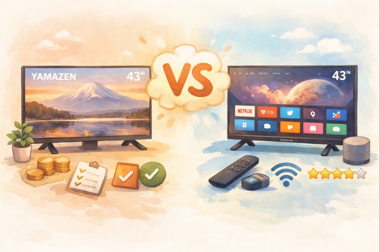 山善 QRK-43TL4KとXiaomi TV A Pro 43 2025を徹底比較｜どっちを選ぶ
