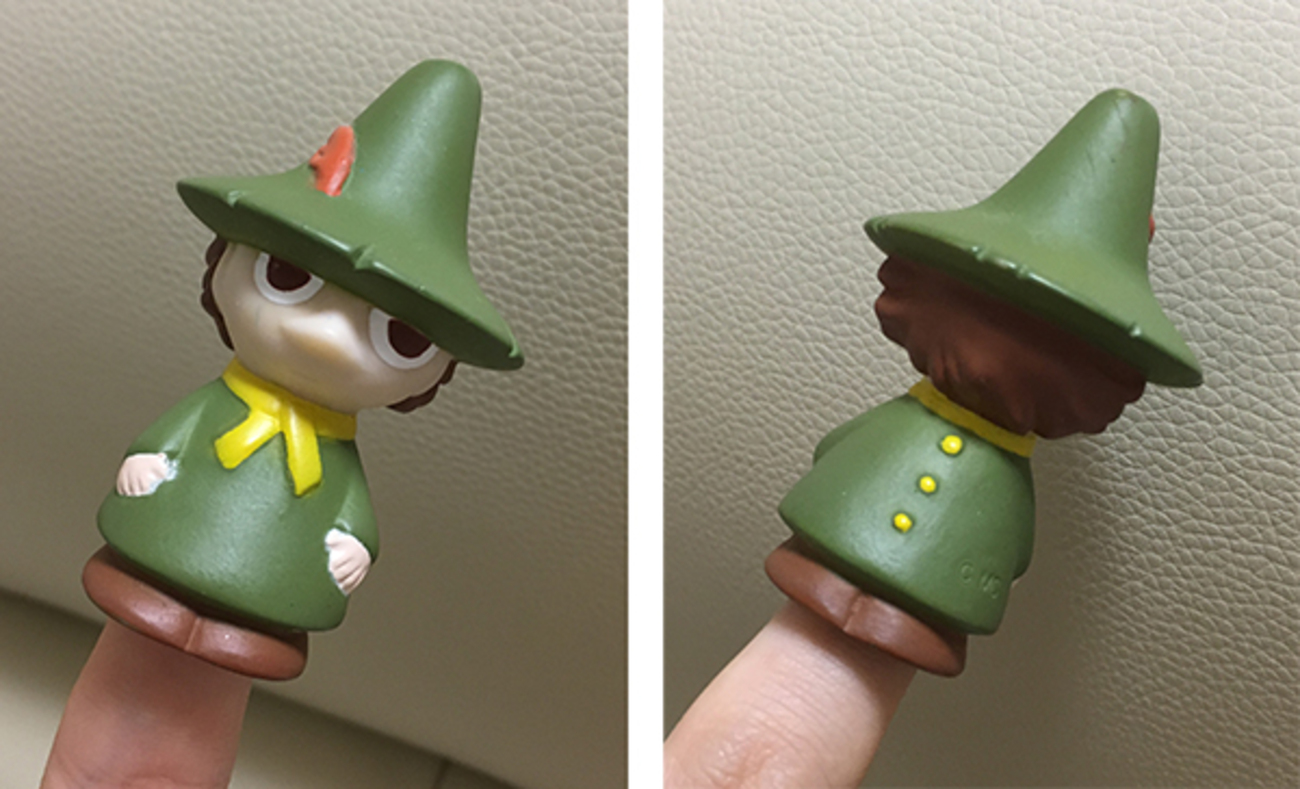 スナフキンの指人形 - 2年かけてムーミンハウスを作ります