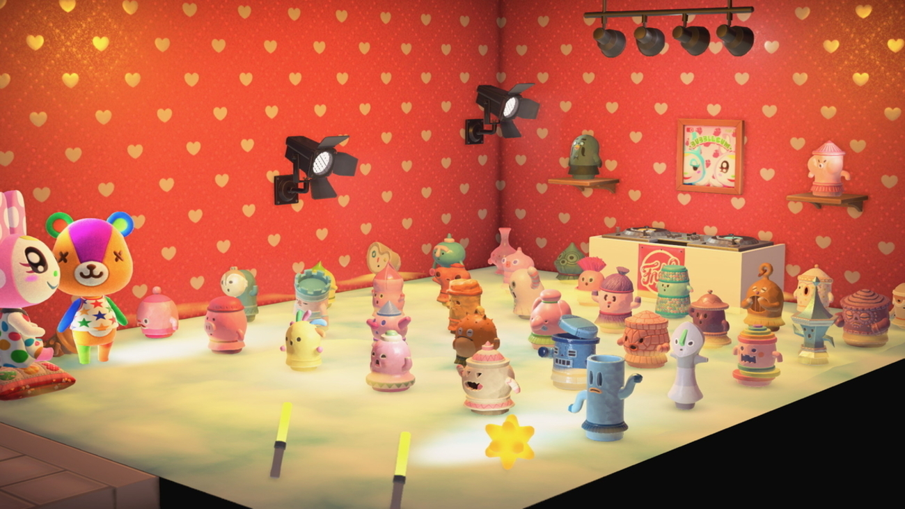 【あつ森ハピパラ】はにわ展示別館 ④「けけアイドル」「だいすき」