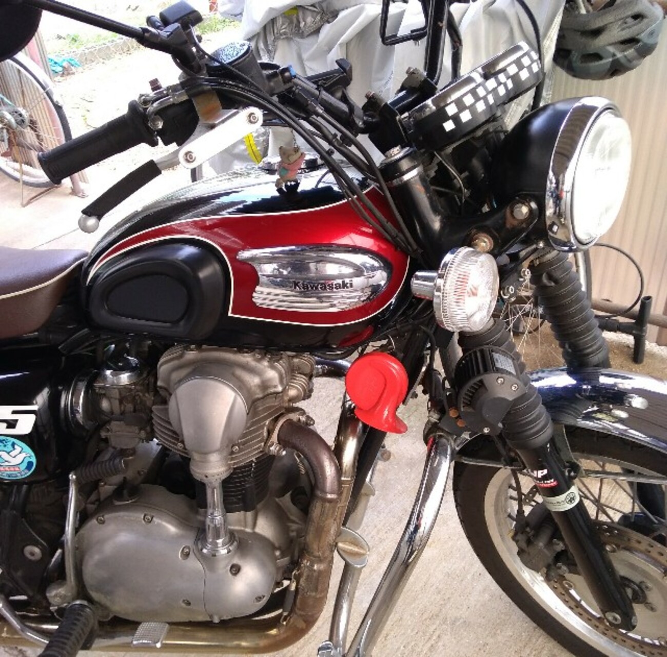 W650ヘッドライト交換(純正流用) - MOTORCYCLEs to 8Doors