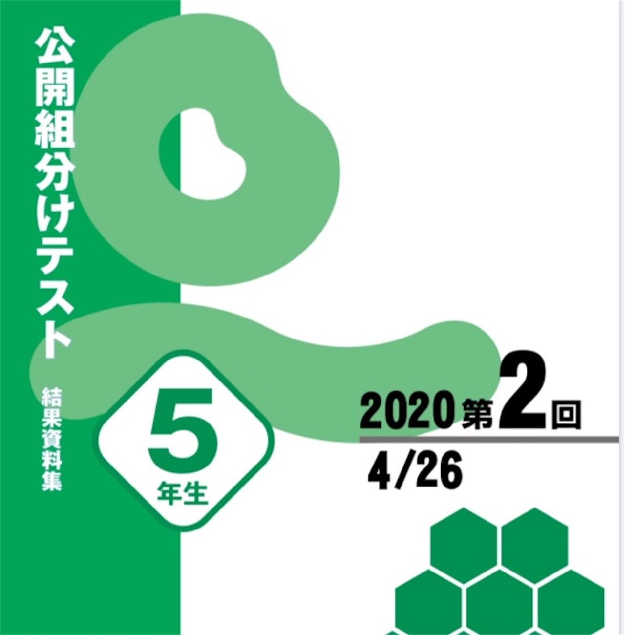 5年生第5回公開組分けテスト バックナンバー】四谷大塚5年生 第5回公開組分けテスト 対策