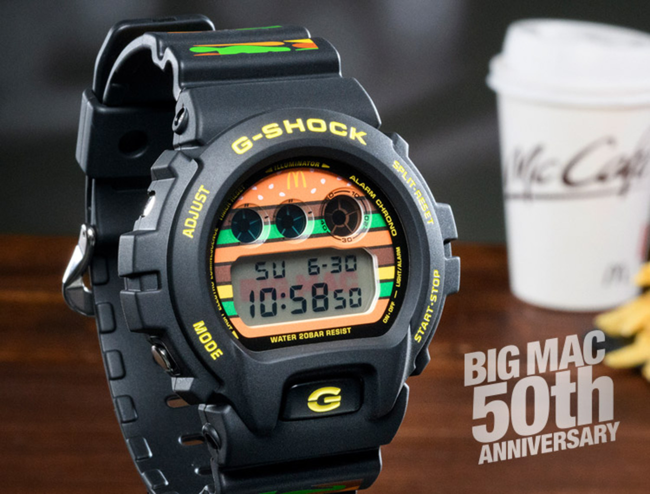 新品未使用品】ビッグマック50周年 オリジナルG-SHOCK 