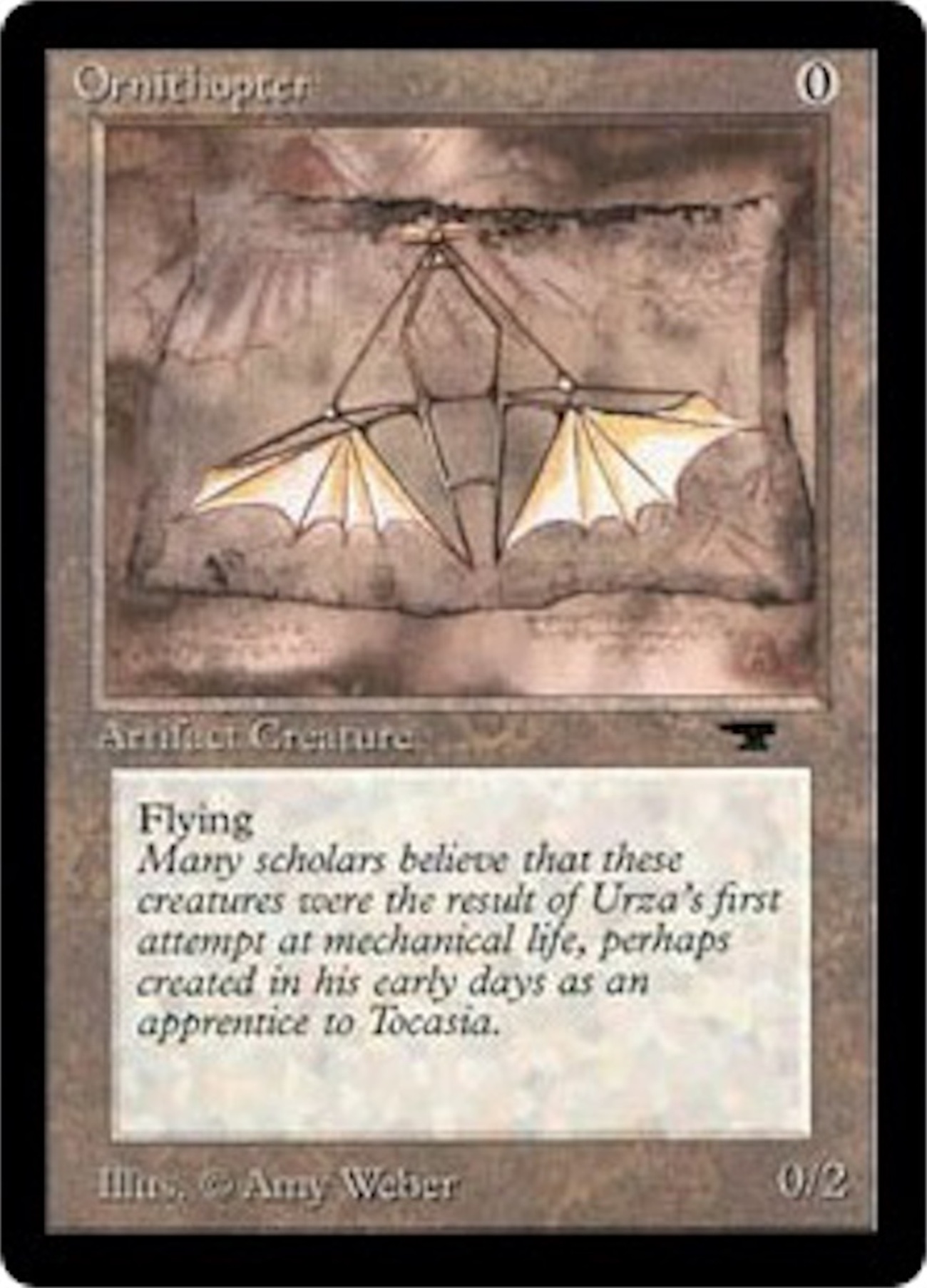 サクッと1枚「羽ばたき飛行機械」 - TCGブログ まじつくざ