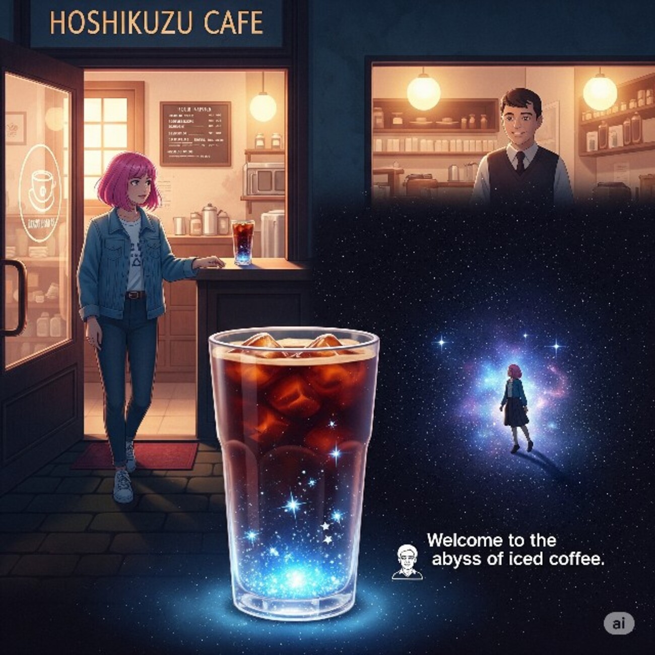 ジャジェン・チャ=チムドレンの日記:アイスコーヒーの深淵 - スマート・スケッチのブログ